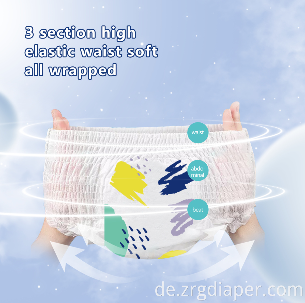 Zhongrou Evernice Baby Pull Up Pants Diapers-2